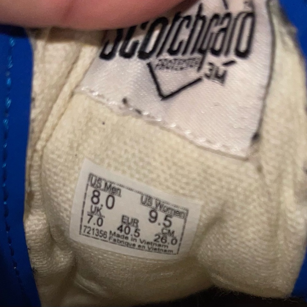 Women’s size 9.5 Blue shoes Vans, Men’s Size 8 - Picture 4 of 4